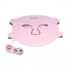 Beautifly Aura Glam Phototherapy Face Mask, 220 LED Lights, Collagen Regeneration and Anti-Aging Effect, 3 Intensity Levels, Cooling, USB-C, Pink