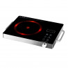 Elite EFP-1254M Single Infrared Cooktop, 2200W, Touch Controls, LED Display, Timer, Black/Matte