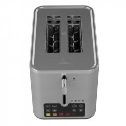 Τοστιέρα ψωμιού AENO ATS0004, 1600W, 4 φέτες, 6 στάδια, 3 λειτουργίες, αφαιρούμενος δίσκος για ψίχουλα, Inox