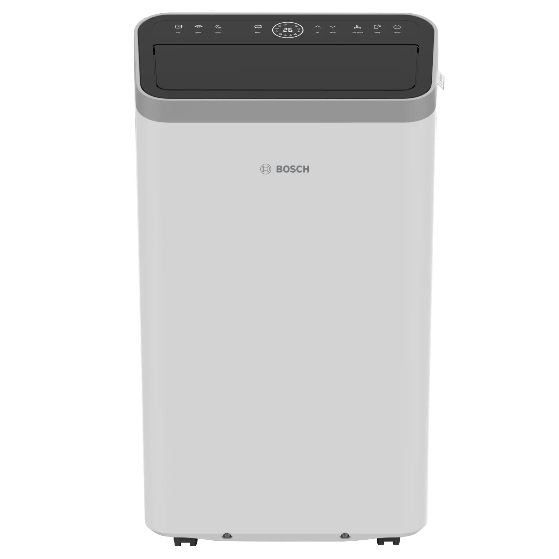 Мобилен климатик за охлаждане Bosch Cool 4000, 9000 BTU, 35 м2, А, Auto Swing, Таймер, LCD дисплей, Нощен режим, Бял/черен