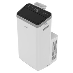 Aparat de aer conditionat mobil Bosch Cool 4000, 9000 BTU, 35 m², A, Auto Swing, Timer, Afișaj LCD, Alb/Negru
