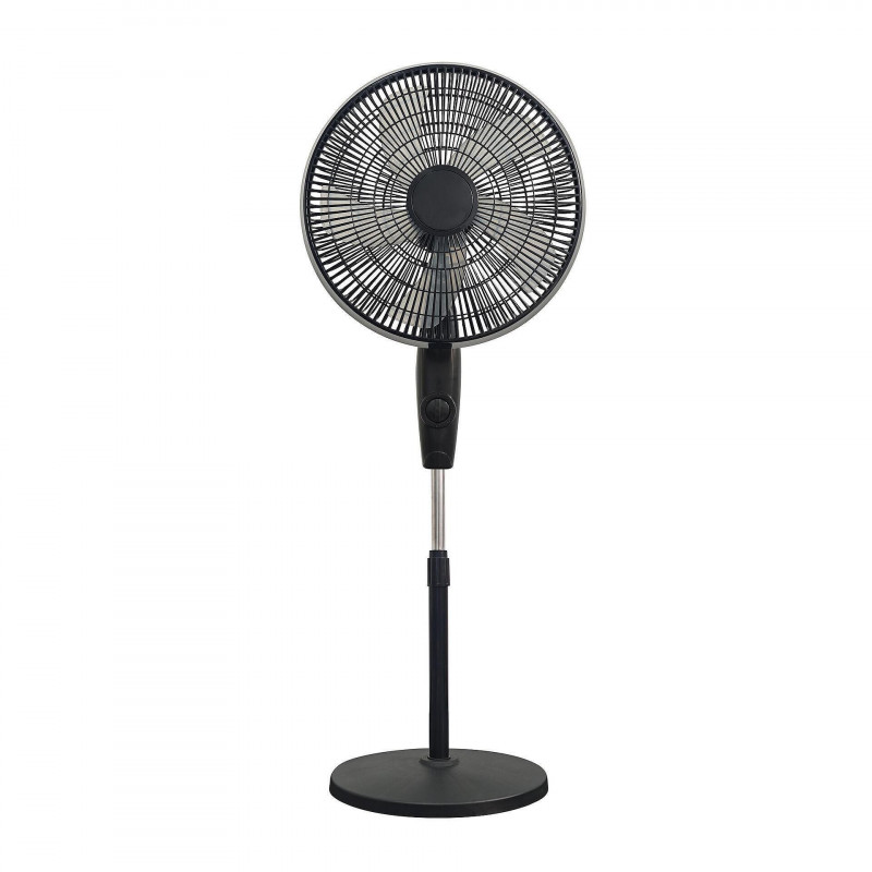 Ventilator Elite ETSF-0335, 60 W, 40 cm, 3 viteze, 5 pale, Ionizator, Negru