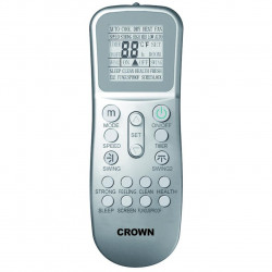 Инверторен климатик Crown CIT-18FO62AS, 18000 BTU, А++, Карбонов и сребърен филтър, Самопочистване, Саморазмразяване, Бял