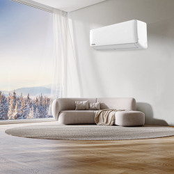 Aparat de aer conditionat inverter Crown CIT-18FO62AS, 18000 BTU, A++, Filtru de carbon si argint, Auto-curatare, Auto-dezghetare, Alb