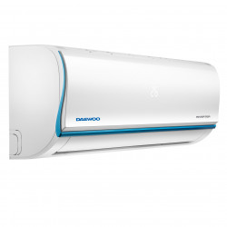 Aparat de aer conditionat inverter Daewoo SAF24M1WR30, 24000 BTU, A++, 60 m², 7 moduri, Wi-Fi, Dezghetare automata, Autocuratare, Timer, Jet Cool/Heat, Alb