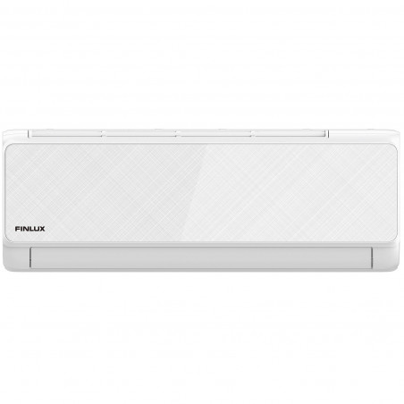 Aparat de aer conditionat inverter Finlux 12AMO55EOS, 12000 BTU, A+++, 25 m², Filtru cu vitamina C, Suflare 4D, Mod de noapte si turbo, Dezumidificare, Alb