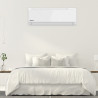 Aparat de aer conditionat inverter Finlux 12AMO55EOS, 12000 BTU, A+++, 25 m², Filtru cu vitamina C, Suflare 4D, Mod de noapte si turbo, Dezumidificare, Alb