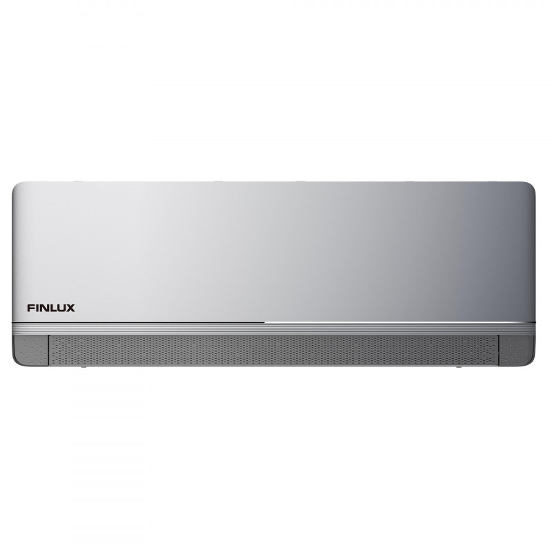 Aparat de aer conditionat inverter Finlux 12FERRO87BRIS, 12000 BTU, A+++, 30 m², Wi-Fi, Comfort breeze, 4D blowing, Incalzire exterioara, Gri