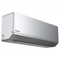 Κλιματιστικό Inverter Finlux 12FERRO87BRIS, 12000 BTU, A+++, 30 m2, Wi-Fi, Comfort breeze, 4D blowing, Εξωτερική θέρμανση, Inox