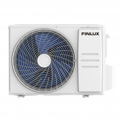 Finlux 12LIE55BE Inverter Air Conditioner, 12,000 BTU, 30 m², Outdoor Unit Heater, 4D Airflow, Operates at -25°C, White