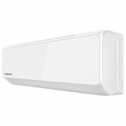 Aparat de aer conditionat inverter Finlux 12LIE55BE, 12000 BTU, 30 m², Incalzire exterior, Suflare 4D, Functionare la -25°C, Alb