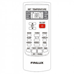 Finlux 48KA3PH Column Air Conditioner, 48,000 BTU, 120 m², A+++, Three-phase, R32, 2,100 m³/h, White