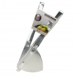 Presa manuala pentru cartofi Fackelmann 45460, Maner ergonomic, Argintiu