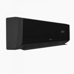 Инверторен климатик TCL Elite TAC-12CHSD/XA82IFS, 12000 BTU, 30 м2, A++, Wi-Fi, Smart AirFlow, Самодиагностика, Плазмен йонизатор, Златно покритие на топлообменника, Черен