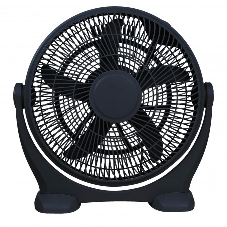Ventilator Elite EHFB-1332, 60W, 35 cm, 3 viteze, 5 pale, Oscilatie, Inclinare reglabila, Negru