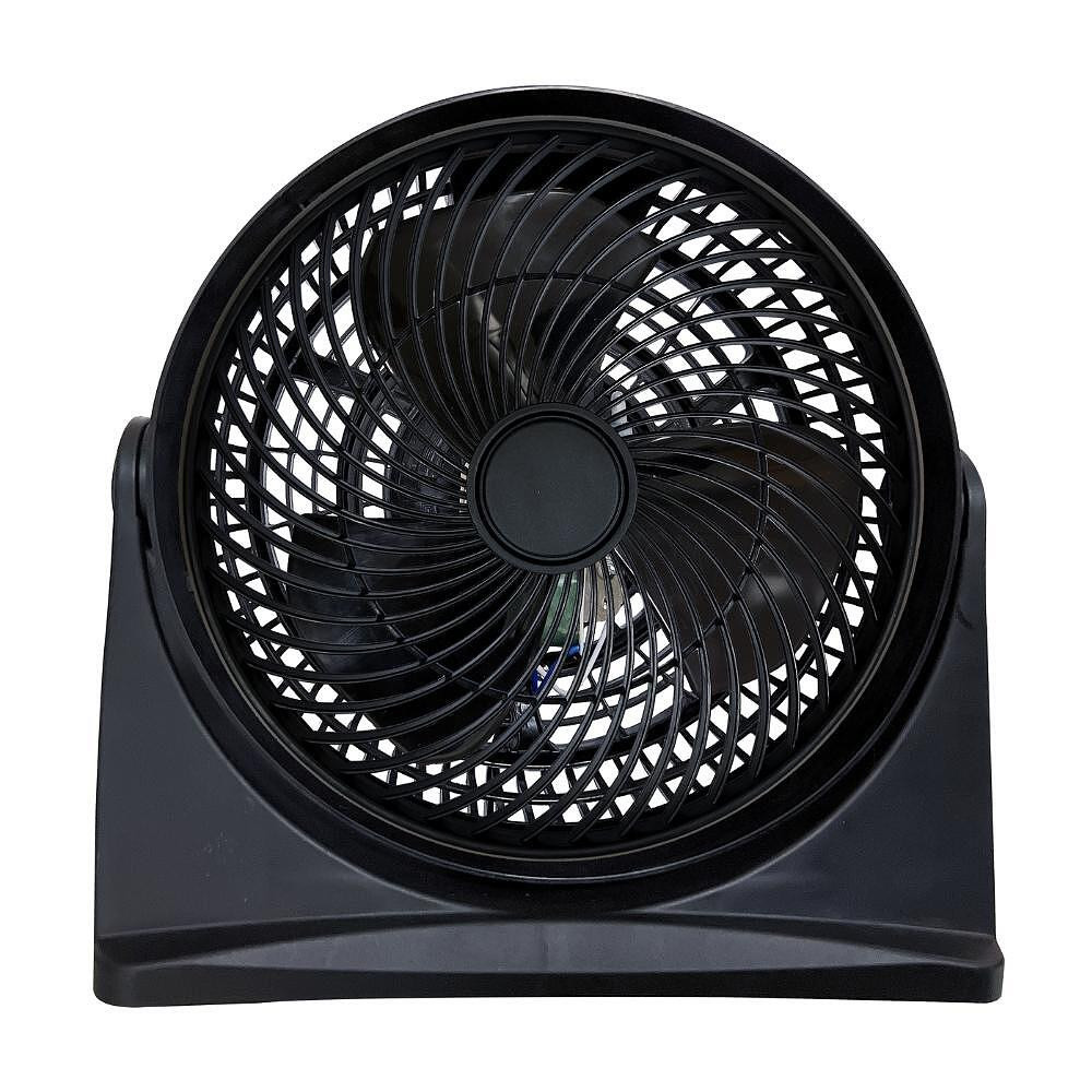 Вентилатор Elite EHFB-1333, 35W, 20 см, 3 скорости, 3 перки, Вертикален наклон, Черен
