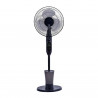 Elite EFM-0357R Fan, 70W, 40 cm, 2.8 L, 3 speeds, 3 modes, 3 blades, Energy-saving, Water mist, Black