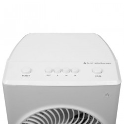 Охладител за въздух и овлажнител Elite ACS-2595, 60W, За помещения до 20 м2, 5.5 л, 3 скорости, 760 м3/ч, Таймер, Бял