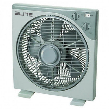 Ventilator Elite EFB-0445, 40W, 30 cm, 3 viteze, 5 pale, Oscilatie, Timer, Alb