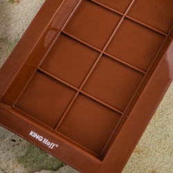 Matrita pentru ciocolata Dubai Kinghoff KH 1945, 25x13,5 cm, -40-230°C, Maro