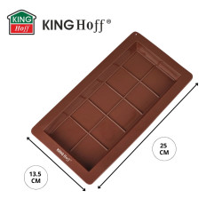 Kinghoff KH 1945 Dubai Chocolate Pan, 25 x 13.5 cm, -40–230°C, Brown