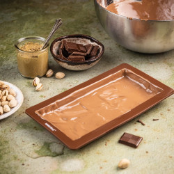 Kinghoff KH 1945 Dubai Chocolate Pan, 25 x 13.5 cm, -40–230°C, Brown