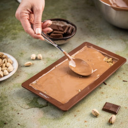 Kinghoff KH 1945 Dubai Chocolate Pan, 25 x 13.5 cm, -40–230°C, Brown