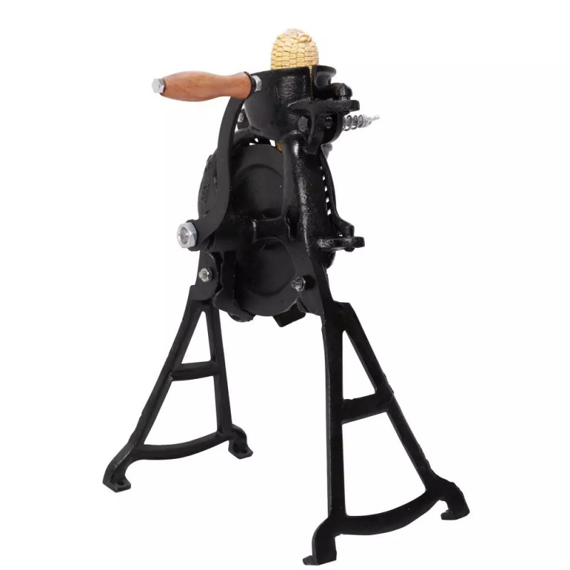 Kinghoff KH 1841 Μύλος καλαμποκιού από χυτοσίδηρο, 60 kg/h, Ρυθμιζόμενο άνοιγμα, Μαύρο