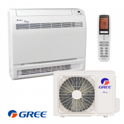 Инверторен климатик Gree GEH09AA/K6DNA1F, 9000 BTU, 17 м2, A++/A+, Подов, Wi-Fi, Бял