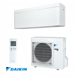 Daikin Stylish FTXA35AW/RXA35A Inverter Air Conditioner, 12,000 BTU, 25 m², A+++/A+++, Wi-Fi, R-32, White