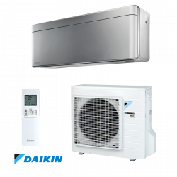 Aparat de aer conditionat inverter Daikin Stylish FTXA25BS + RXA25A, 9000 BTU, 17 m², A+++ / A+++, Wi-Fi, R-32, Gri