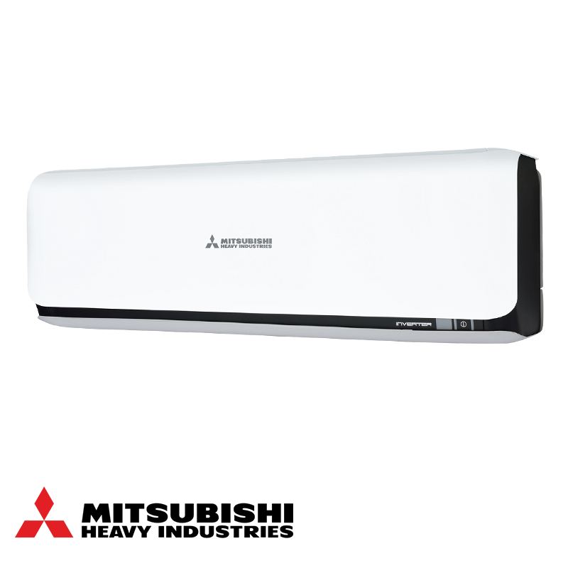 Инверторен климатик Mitsubishi Heavy Industries SRK35ZSX-WB/SRC35ZSX-W, 12000 BTU, 27 м2, A+++/A+++, 3D Auto, R-32, Бял/Черен