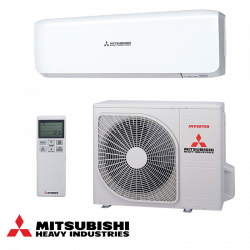 Aparat de aer conditionat inverter Mitsubishi Heavy Industries SRK50ZS-W + SRC50ZS-W, 18000 BTU, 36 m², A++, R-32, Alb