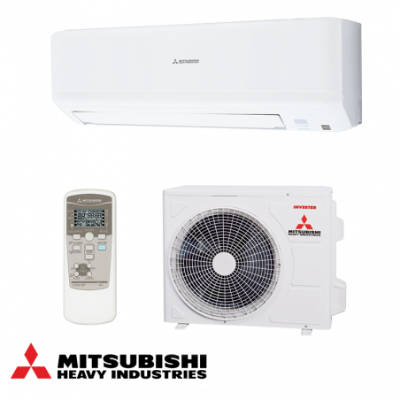 Инверторен климатик Mitsubishi Heavy Industries SRK35ZSP-W + SRC35ZSP-W, 12000 BTU, 22 м2, А++, Wi-Fi, Jet технология, R-32, Бял