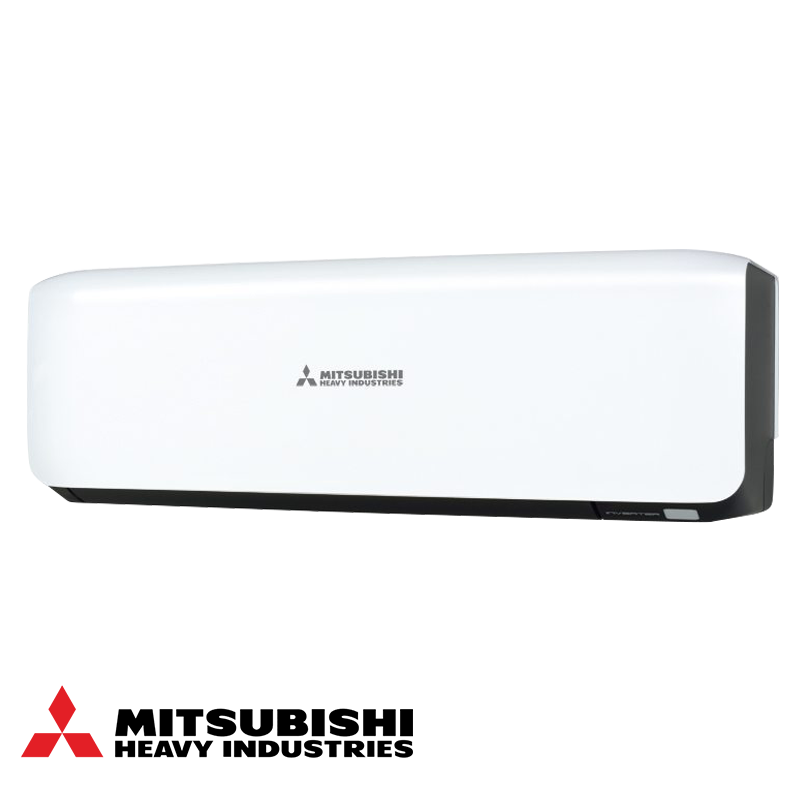 Mitsubishi Heavy Industries SRK20ZS-WB/SRC20ZS-W Inverter Air Conditioner, 7,000 BTU, 17 m², A+++/A++, Anti-Allergen System, R-32, White/Black