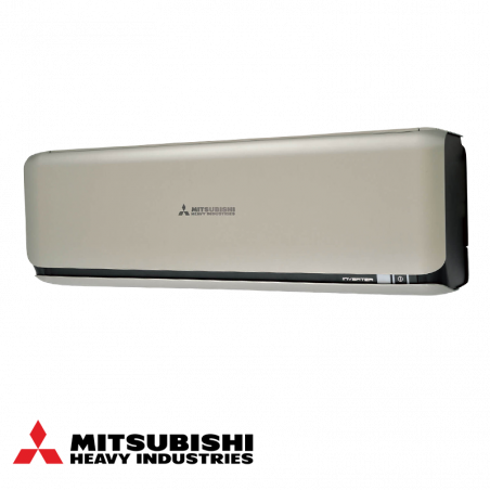 Инверторен климатик Mitsubishi Heavy Industries SRK60ZSX-WT/SRC60ZSX-W, 21000 BTU, 45 м2, A++/A++, 3D Auto, Бежов/Черен