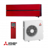 Mitsubishi Electric MSZ-LN60VGR/MUZ-LN60VG Inverter Air Conditioner, 21,000 BTU, 42 m², A++/A++, Wi-Fi, 3D I-See, R-32, Red