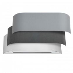 Инверторен климатик Toshiba Haori RAS-B13N4KVRG-E/RAS-13J2AVSG-E1, 13000 BTU, 25 м2, A+++/A+++, Wi-Fi, R-32, Сив