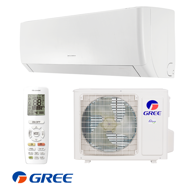 Gree Pular GWH18AGD-K6DNA1D Inverter Air Conditioner, 18,000 BTU, 32 m², A++, Wi-Fi, R-32, White