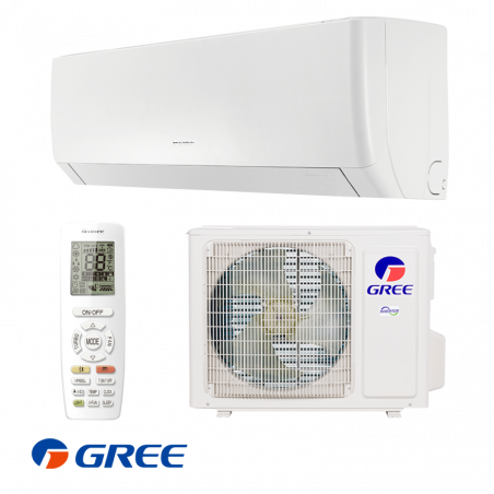 Gree Pular GWH18AGD-K6DNA1D Inverter Air Conditioner, 18,000 BTU, 32 m², A++, Wi-Fi, R-32, White