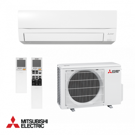Aparat de aer conditionat inverter Mitsubishi Electric Ninja MSZ-FT25VGK + MUZ-FT25VGHZ, 9000 BTU, A+++, Wi-Fi, R-32, Alb