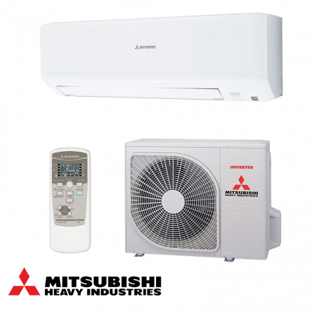 Mitsubishi Heavy Industries SRK50ZSP-W + SRC50ZSP-W Inverter Air Conditioner, 18,000 BTU, 35 m², Jet Technology, R-32, White