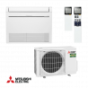 Инверторен климатик Mitsubishi Electric MFZ-KT35VG/SUZ-M35VA, 12000 BTU, 30 м2, А++/А+, Подов, Филтър със сребърни йони, Бял