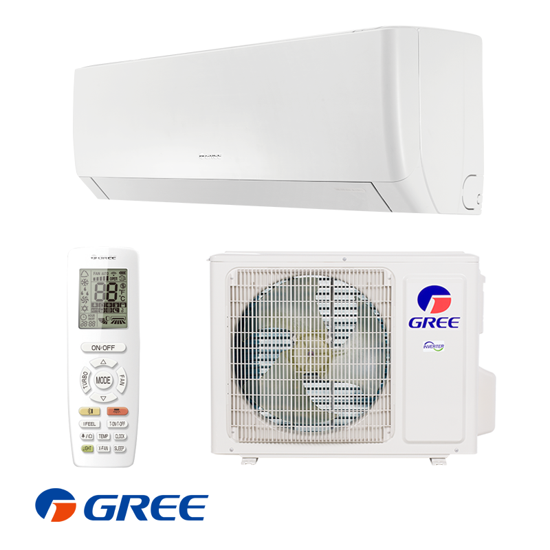 Инверторен климатик Gree Pular II ECO+ GWH12AGCXB-K6DNA1A, 12000 BTU, 21 м2, А++, Wi-Fi, R-32, Бял
