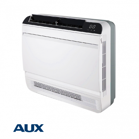 Aparat de aer conditionat invertor de podea AUX AMCO-H14/4R3A +AM2-H14/4DR3, 14000 BTU, 30 m², R-32, Alb