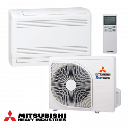 Aparat de aer conditionat inverter pentru podea Mitsubishi Heavy Industries SRF50ZSX-W + SRC50ZSX-W, 18000 BTU, 37 m², A++, R-32, Alb