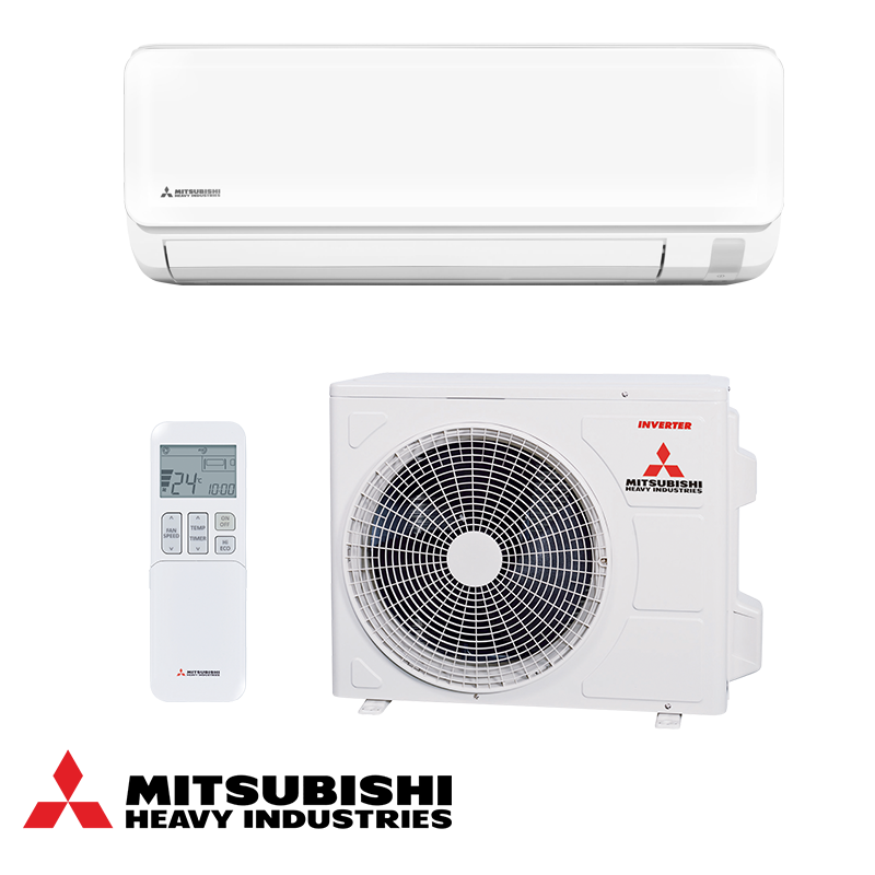 Инверторен климатик Mitsubishi Heavy Industries SRK20ZTL-W + SRC20ZTL-W, 7000 BTU, 17 м2, A++, Wi-Fi, R-32, Бял