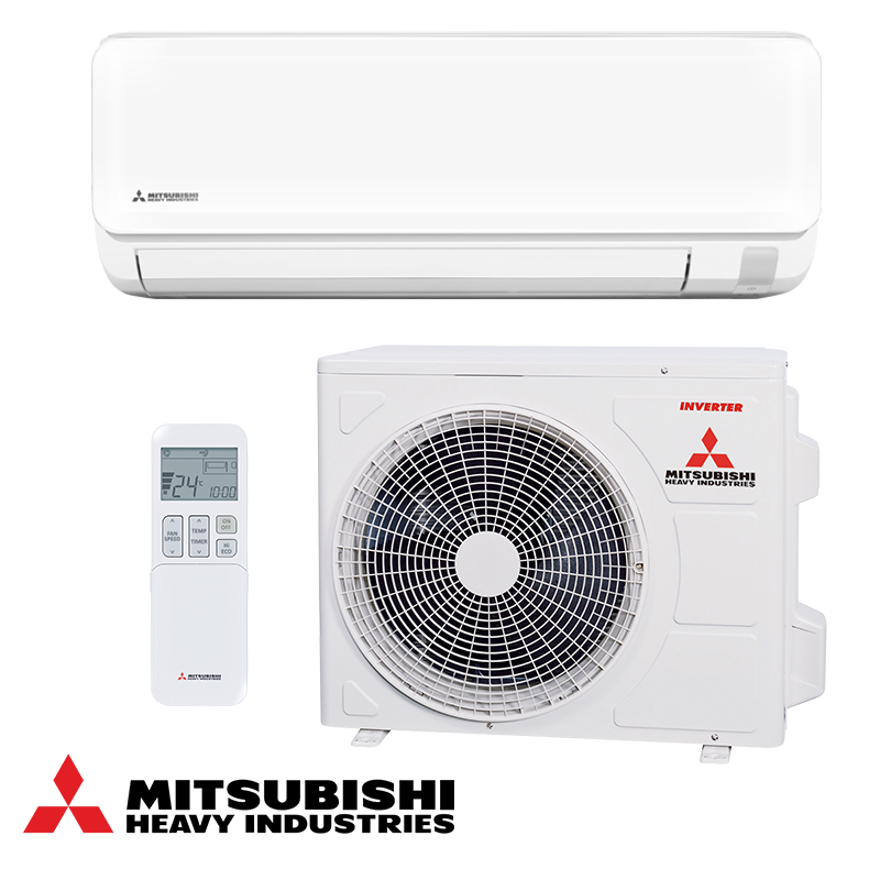 Инверторен климатик Mitsubishi Heavy Industries SRK71ZTL-W + SRC71ZTL-W, 24000 BTU, 50 м2, A++, Wi-Fi, R-32, Бял
