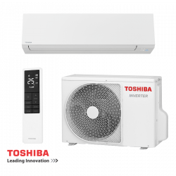 Aparat de aer conditionat inverter Toshiba Shorai Edge RAS-B10G3KVSG-E + RAS-10J2AVSG-E1, 10000 BTU, 20 m², A+++, Wi-Fi, R-32, Alb