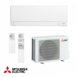 Aparat de aer conditionat inverter Mitsubishi Electric MSZ-AY25VGK + MUZ-AY25VG, 9000 BTU, 20 m², A+++, Wi-Fi, R-32, Alb